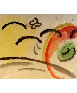 August Macke, Abstraktes Muster IV, Entwurf für Stickerei