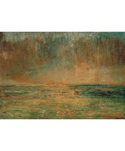 James Ensor, Großes Seestück – Sonnenuntergang