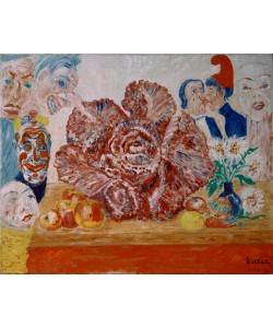 James Ensor, Rotkohl und Masken