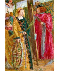 Dante Gabriel Rossetti, St. Catherine