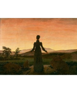 Caspar David Friedrich, Frau vor der untergehenden Sonne