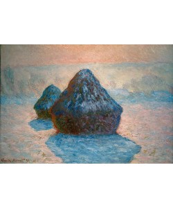 Claude Monet, Heuschober, Effekt bei Raureif