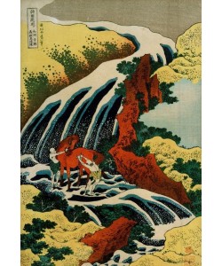Katsushika Hokusai, Yoshino-Wasserfall