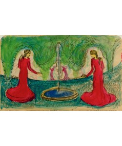 August Macke, Reigen am Brunnen