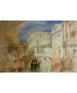 JOSEPH MALLORD WILLIAM TURNER, The Church of San Luca and the Back of the Palazzo Grimani