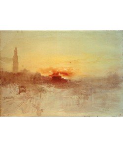 JOSEPH MALLORD WILLIAM TURNER, Venice at Sunrise from the Hotel Europa, with the Campanile