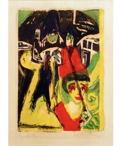 Ernst Ludwig Kirchner, Kokotte auf der Straße