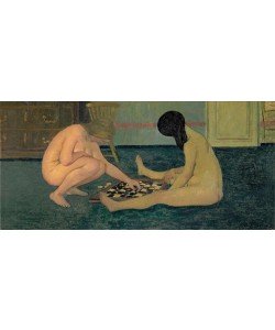 Felix Vallotton, Femmes nues jouant aux dames