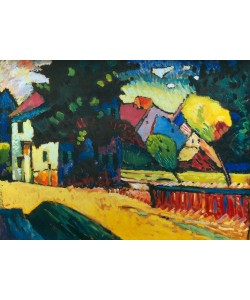 Wassily Kandinsky, Murnau – Landschaft mit grünem Haus