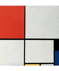Piet Mondrian, Komposition in Rot, Gelb und Blau