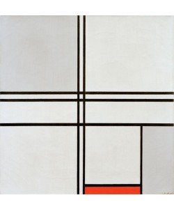 Piet Mondrian, Komposition Grau-Rot