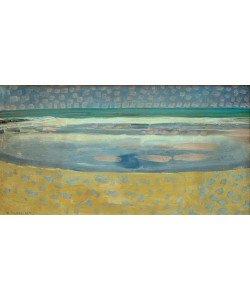 Piet Mondrian, Meer bei Sonnenuntergang