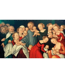 Lucas Cranach der Ältere, Christus segnet die Kinder