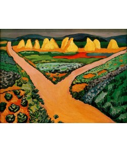 August Macke, Gemüsefelder