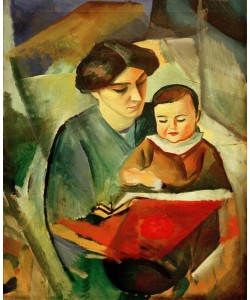 August Macke, Elisabeth und Walterchen