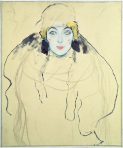 Gustav Klimt, Damenbildnis en face 