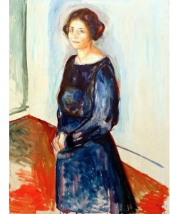 Edvard Munch, Dame in Blau (Frau Dr. Barth)