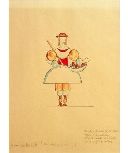 Wassily Kandinsky, Bilder einer Ausstellung, Figur zu Bild XII: Marktfrau von Limoges