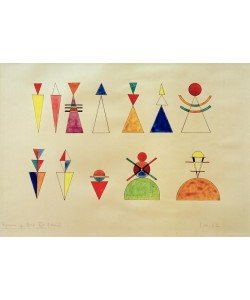 Wassily Kandinsky, Bilder einer Ausstellung, Figurinen zu Bild XVI