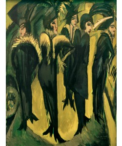 Ernst Ludwig Kirchner, Fünf Frauen auf der Straße