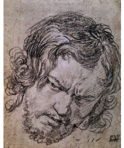 Diego Rodriguez de Silva y Velasquez, DIBUJO CABEZA DE HOMBRE.