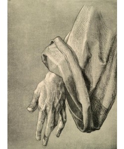 Albrecht Dürer, Studie zur linken Hand eines Apostels