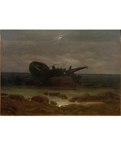 Caspar David Friedrich, Wrack im Mondschein