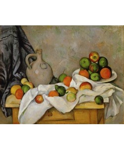 Paul Cézanne, Rideau, cruchon et compotier