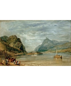 JOSEPH MALLORD WILLIAM TURNER, Rolandseck, Nonnenwerth und Drachenfels
