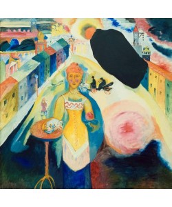 Wassily Kandinsky, Dame in Moskau