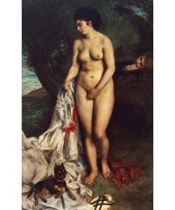 Pierre-Auguste Renoir, La baigneuse au griffon
