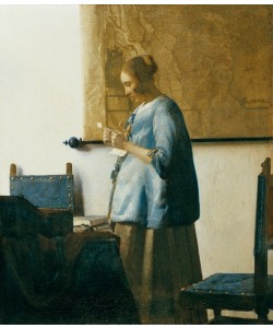 Jan Vermeer, Briefleserin in Blau