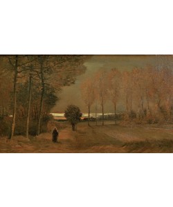 Vincent van Gogh, Herbstlandschaft bei Abend