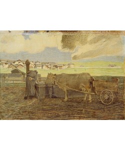 Giovanni Segantini, Vacca bianaca all’abbeveratoio