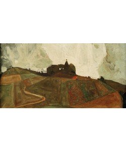 Egon Schiele, Gewitterberg: Kapelle auf dem Kreuzberg bei Krumau