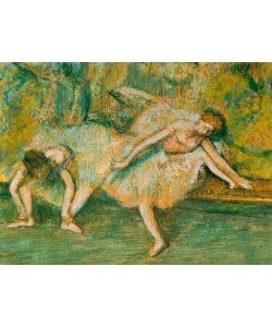 Edgar Degas, Zwei Tänzerinnen auf einer Bank