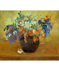 Paul Gauguin, Vase mit roten Blumen