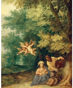Jan Brueghel der Ältere, Ruhe auf der Flucht