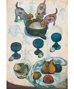 Paul Gauguin, Nature morte avec trois petits chiens