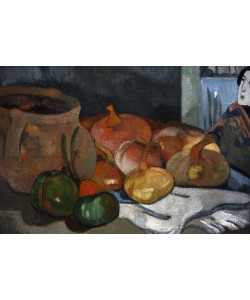 Paul Gauguin, Still life with onions, beetroot and Japanese print