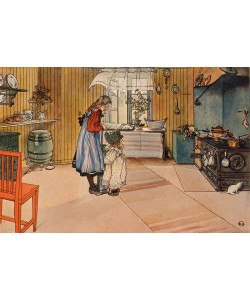 Carl Larsson, In der Küche