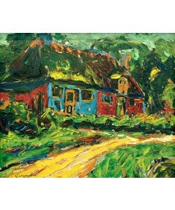 Ernst Ludwig Kirchner, Altes Haus auf Fehmarn