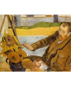 Paul Gauguin, Vincent van Gogh, Sonnenblumen malend