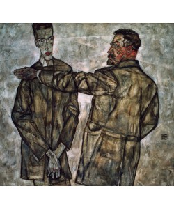 Egon Schiele, Doppelbildnis Benesch