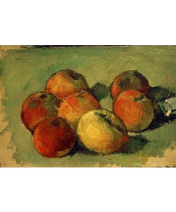 Paul Cézanne, Sieben Äpfel und Farbtube