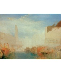 JOSEPH MALLORD WILLIAM TURNER, Venice: The Piazetta with the Ceremony of the Doge marrying