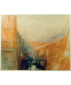 JOSEPH MALLORD WILLIAM TURNER, Venice: The Arsenal