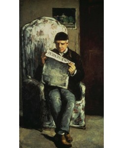 Paul Cézanne, Louis-Auguste Cézanne, Père de l’artiste, lisant L’Evénement