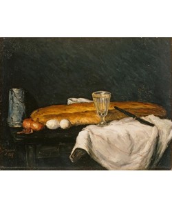 Paul Cézanne, Nature morte: Le Pain et les Oeufs