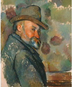 Paul Cézanne, Selbstbildnis mit Filzhut